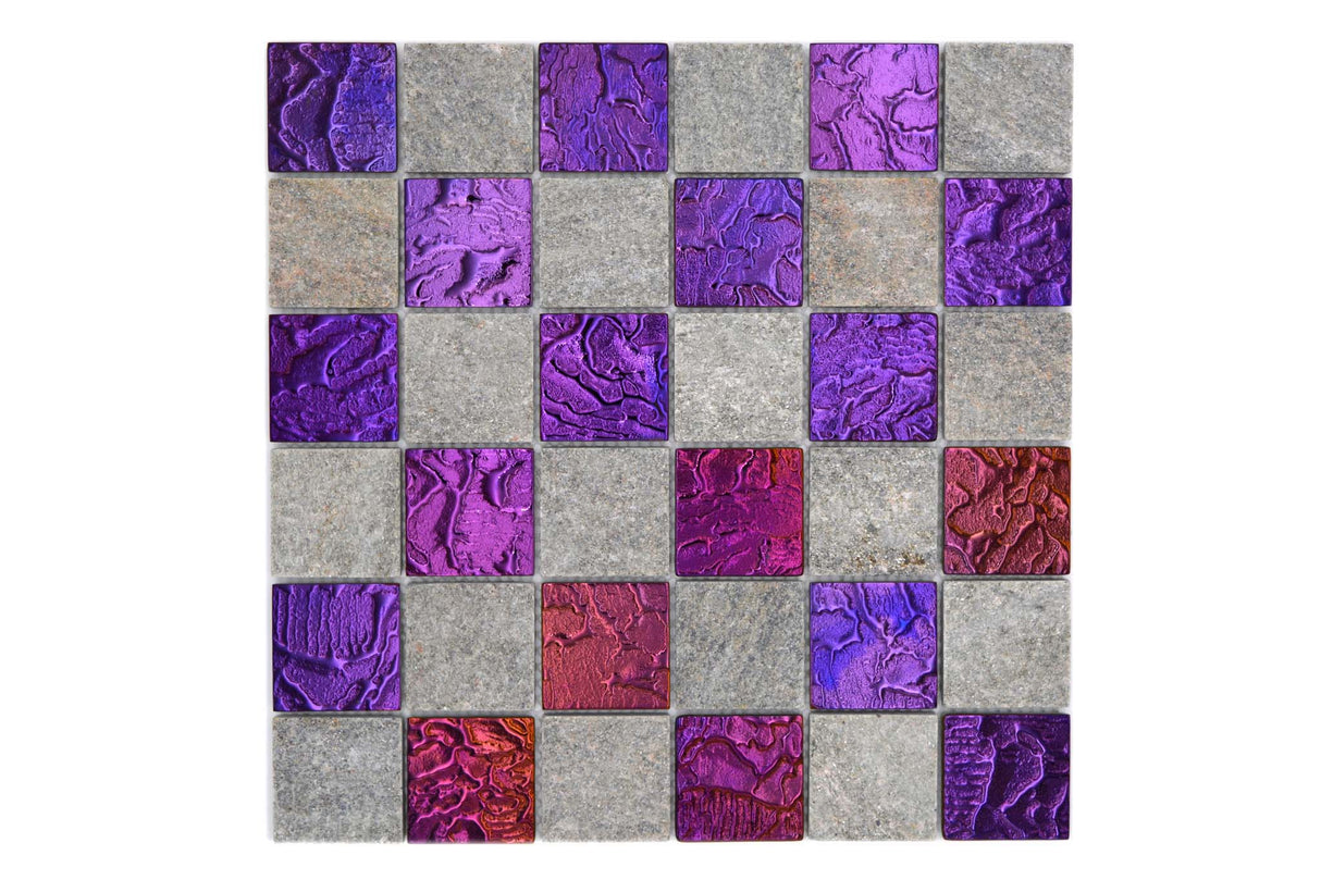 Mosaik Grå Kristinehamn - 005 | 0,09 m²/ark