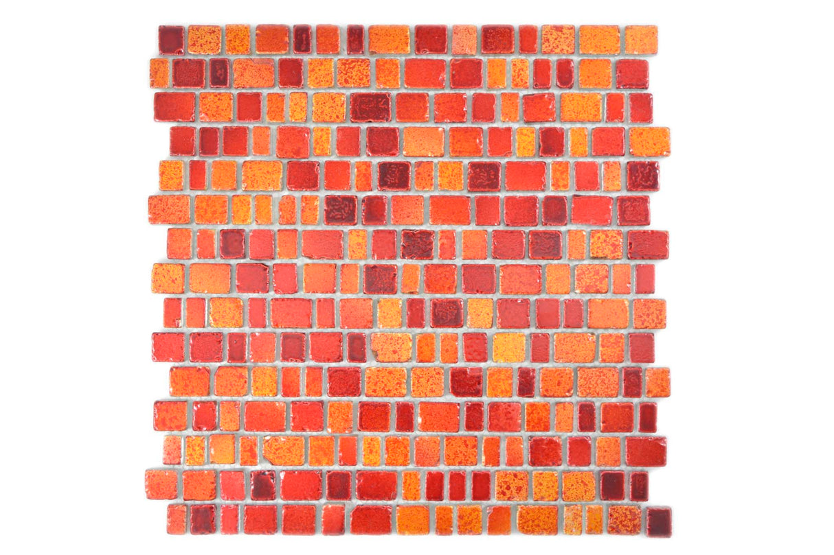 Mosaik Röd Flen - 008 | 0,098 m²/ark