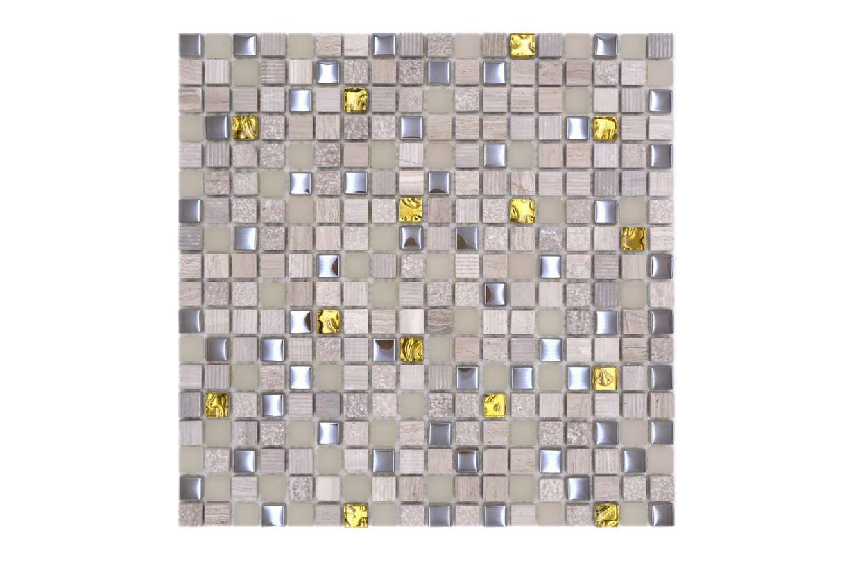 Mosaik Grå Motala - 002 | 0,093 m²/ark