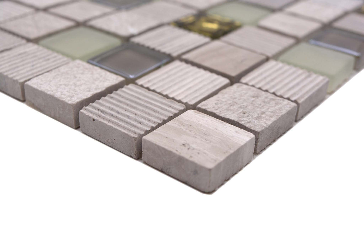 Mosaik Grå Motala - 006 | 0,09 m²/ark