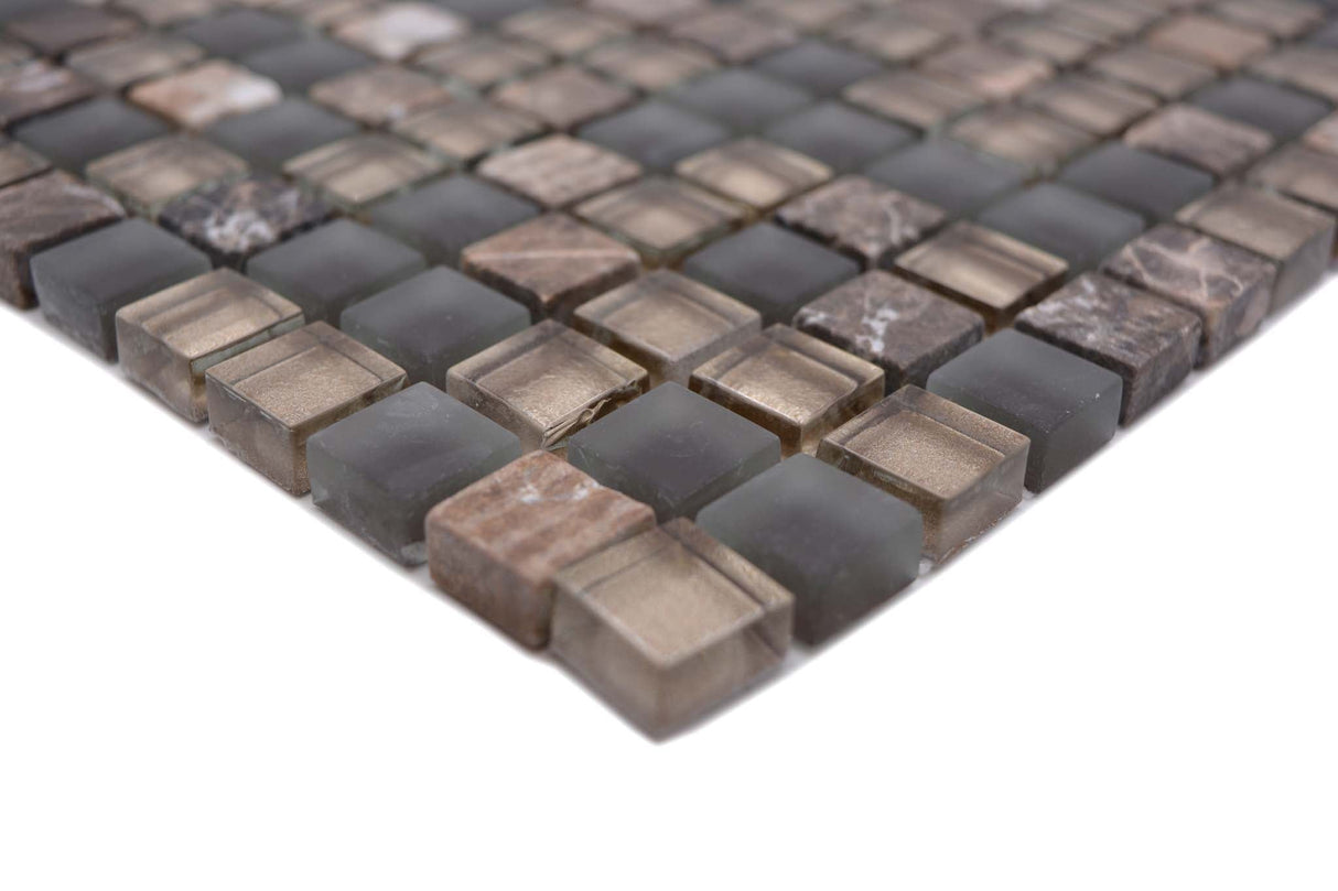 Mosaik Brun Bjärred - 004 | 0,09 m²/ark