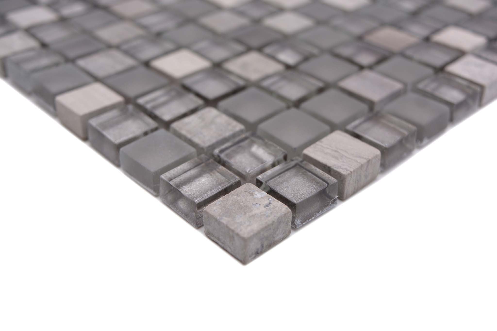 Mosaik Grå Bjärred - 005 | 0,09 m²/ark