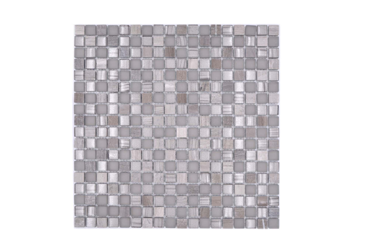 Mosaik Grå Bjärred - 005 | 0,09 m²/ark