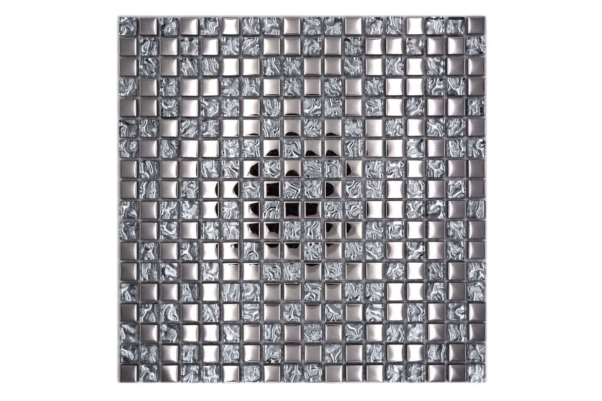 Mosaik Silver Nässjö - 024 | 0,09 m²/ark