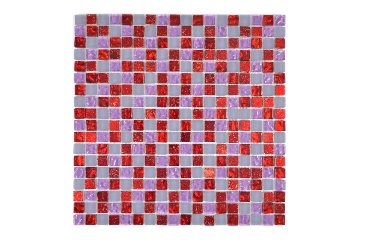 Mosaik Röd Orsa - 014 | 0,09 m²/ark