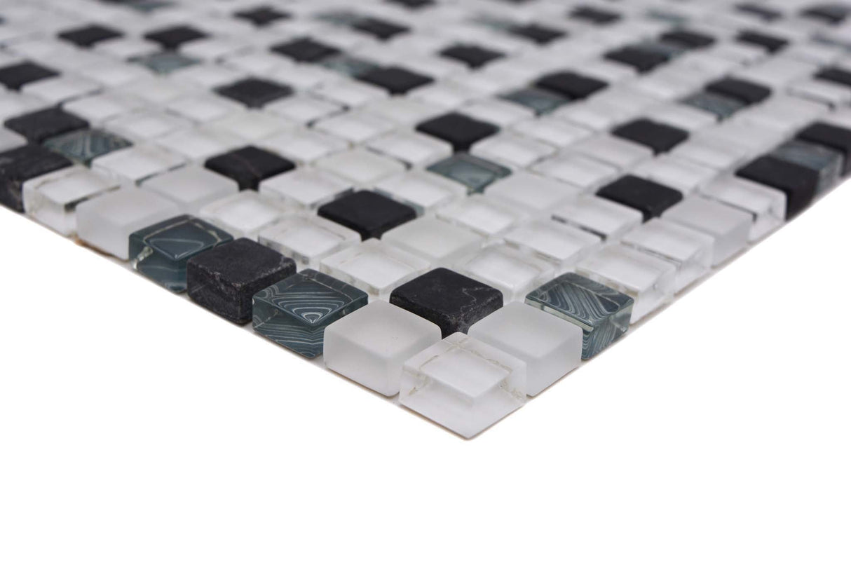 Mosaik Vit Bjärred - 006 | 0,09 m²/ark