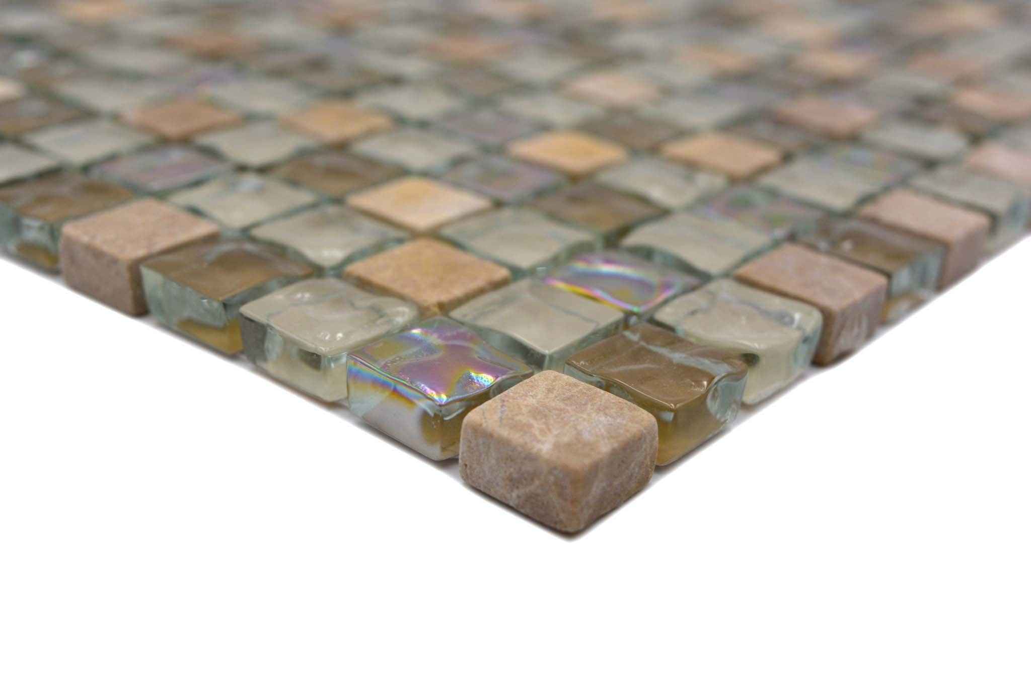 Mosaik Brun Bjärred - 007 | 0,09 m²/ark