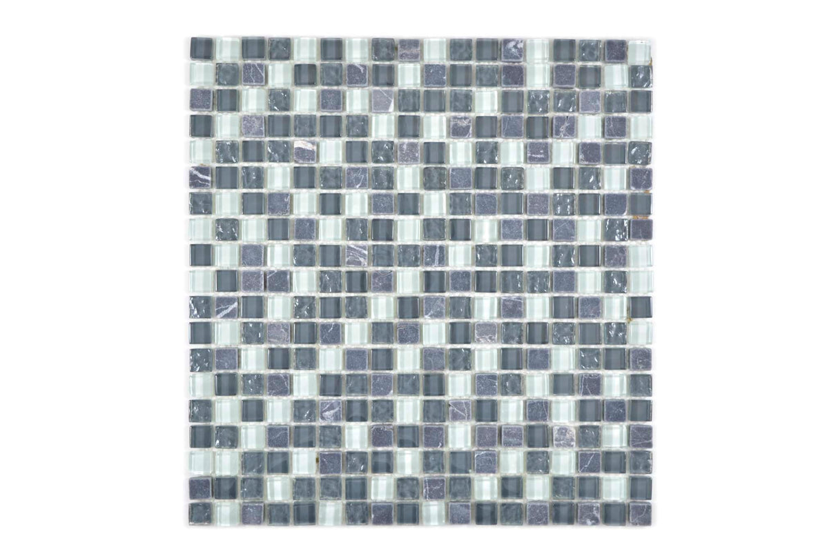 Mosaik Grå Bjärred - 008 | 0,098 m²/ark