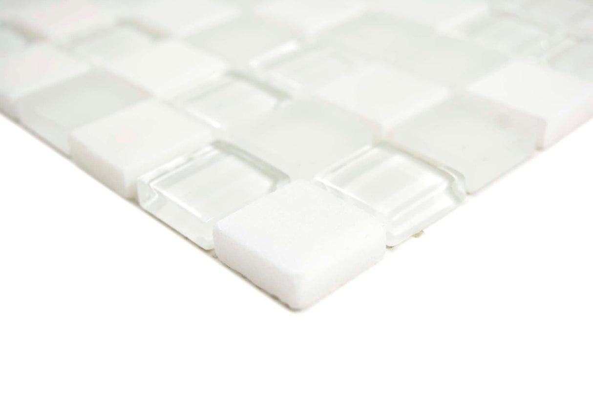 Mosaik Vit Bjärred - 009 | 0,09 m²/ark