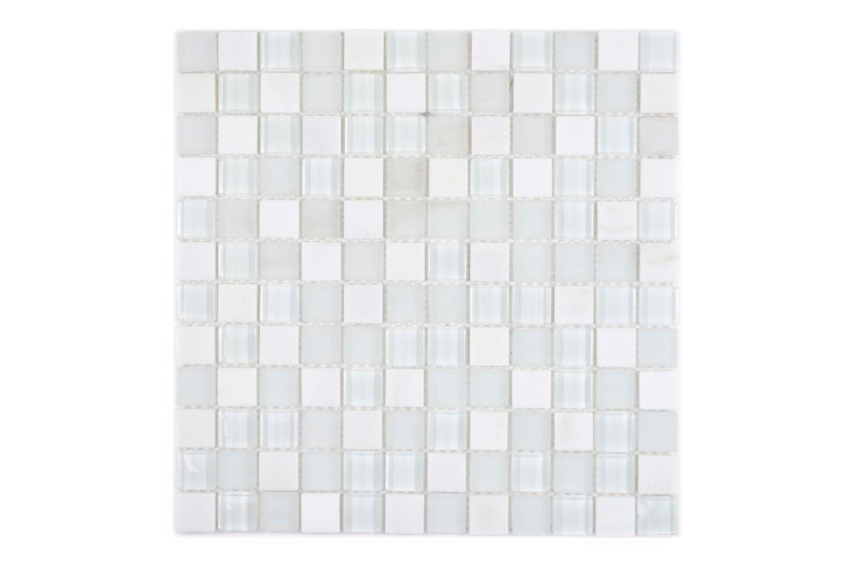 Mosaik Vit Bjärred - 009 | 0,09 m²/ark