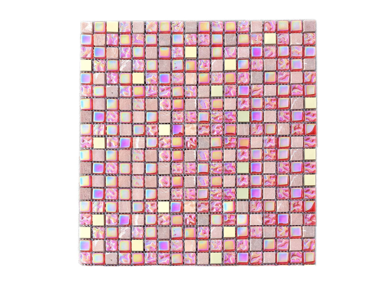 Mosaik Röd Bjärred - 015 | 0,098 m²/ark