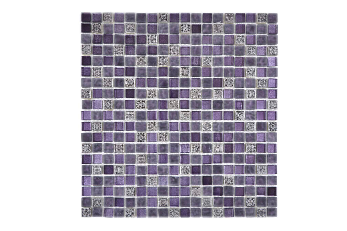 Mosaik Lila Orsa - 017 | 0,098 m²/ark