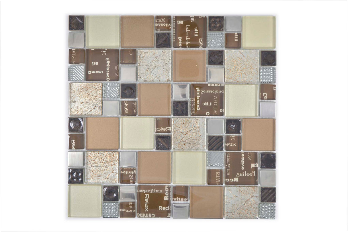 Mosaik Silver Gnosjö - 002 | 0,089 m²/ark