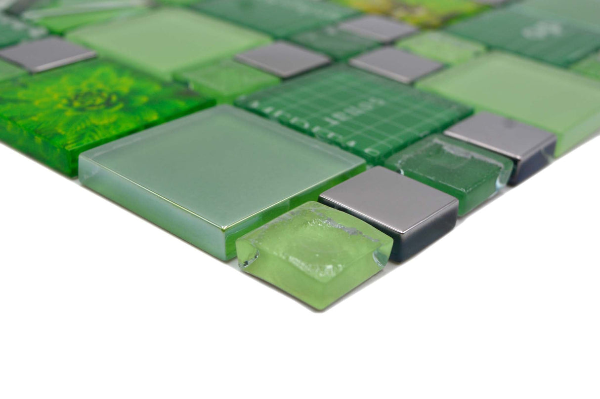 Mosaik Silver Gnosjö - 004 | 0,089 m²/ark