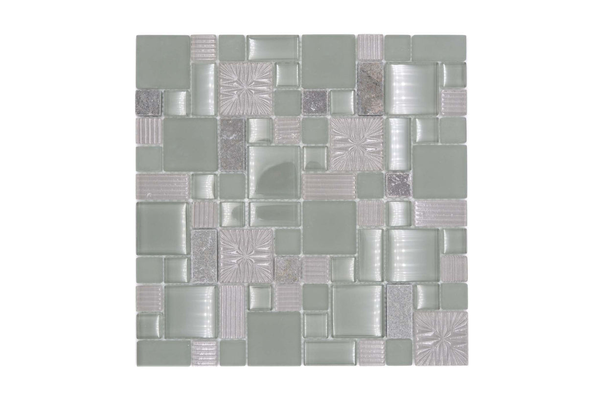 Mosaik Grå Varberg - 005 | 0,09 m²/ark