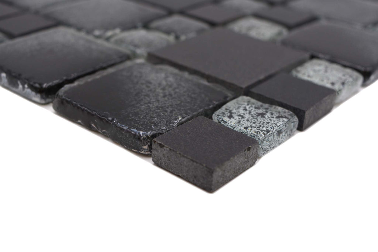 Mosaik Svart Varberg - 006 | 0,09 m²/ark