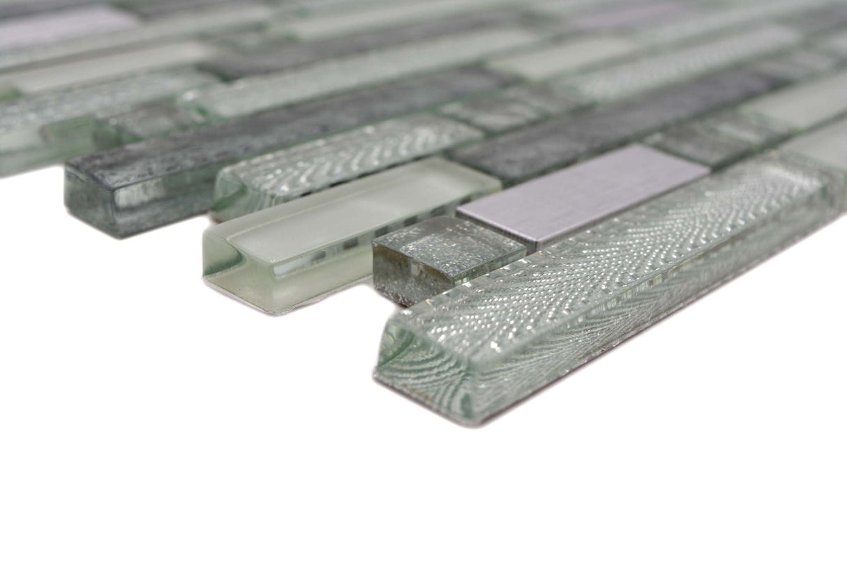 Mosaik Grå Trollhättan - 006 | 0,091 m²/ark