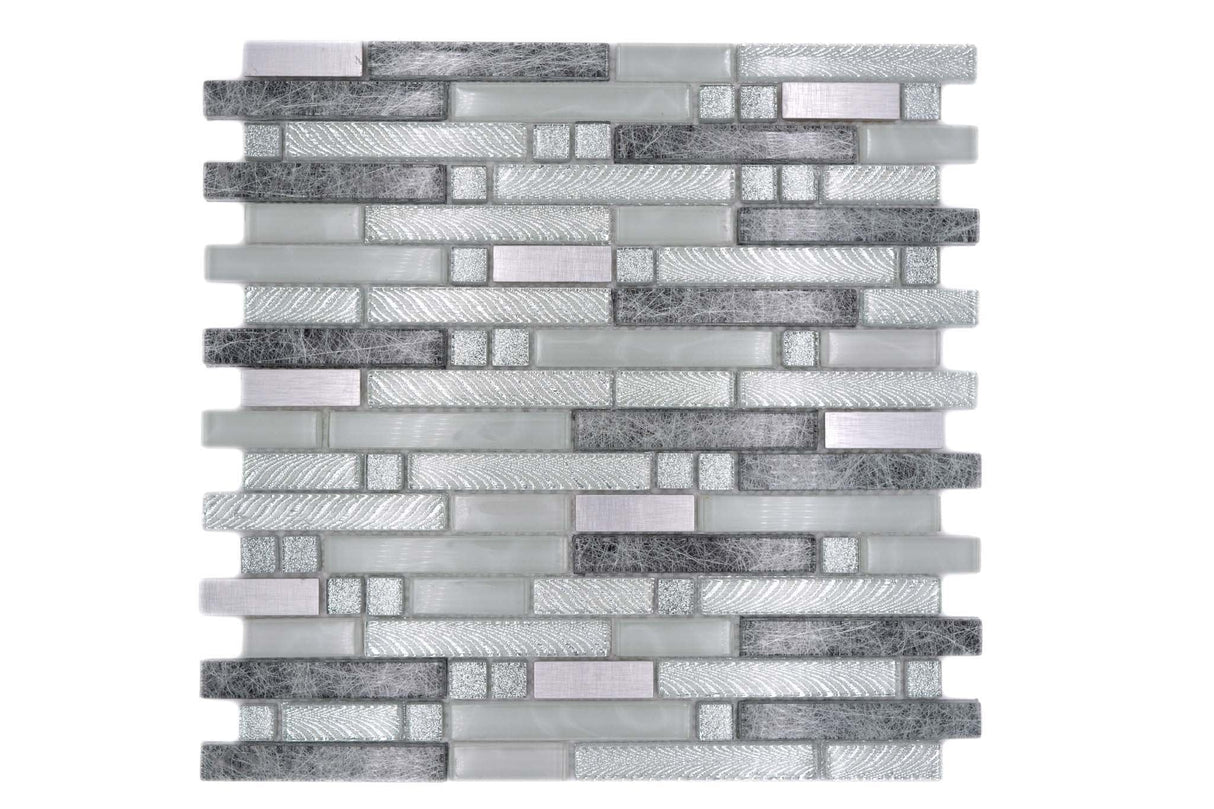 Mosaik Grå Trollhättan - 006 | 0,091 m²/ark