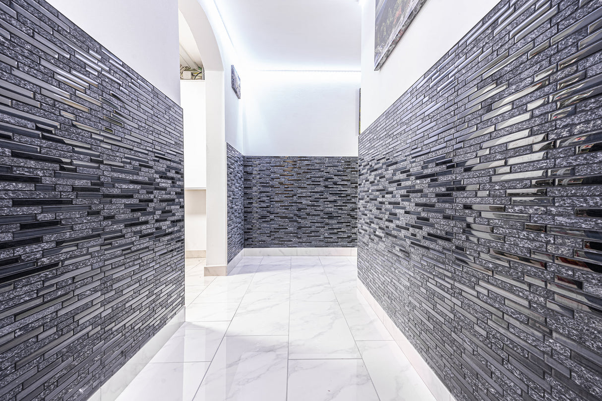 Mosaik Grå Oskarshamn - 020 | 0,101 m²/ark