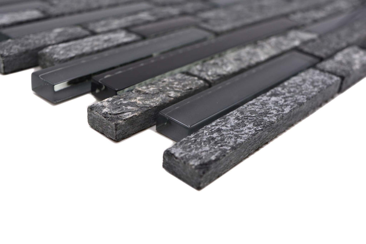 Mosaik Grå Oskarshamn - 020 | 0,101 m²/ark