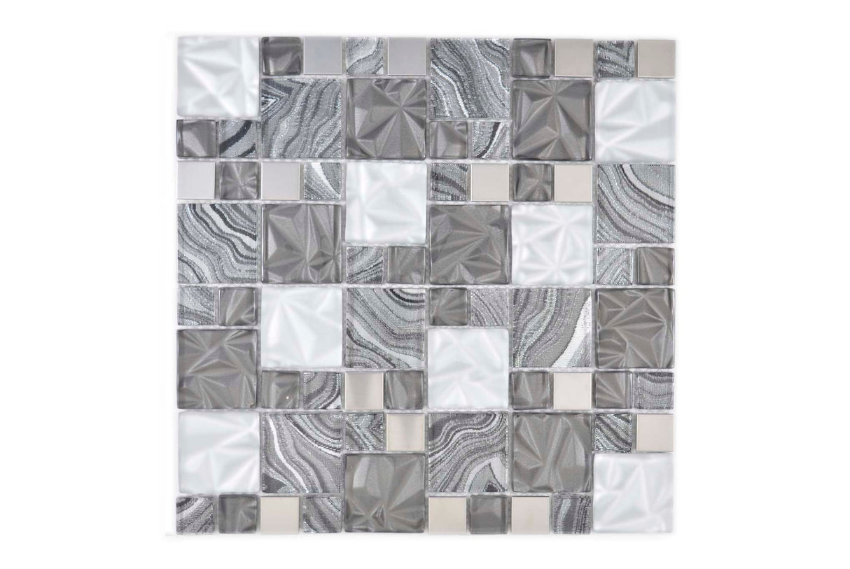 Mosaik Grå Orsa - 021 | 0,09 m²/ark