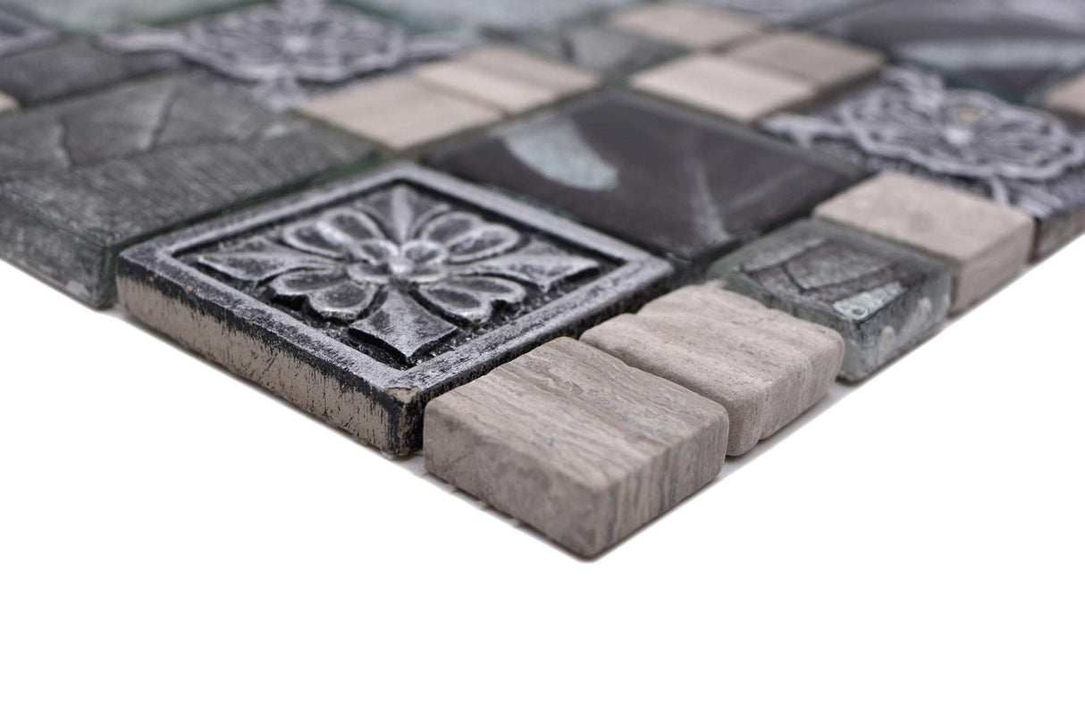 Mosaik Silver Orsa - 023 | 0,09 m²/ark