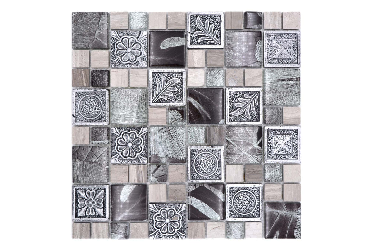 Mosaik Silver Orsa - 023 | 0,09 m²/ark