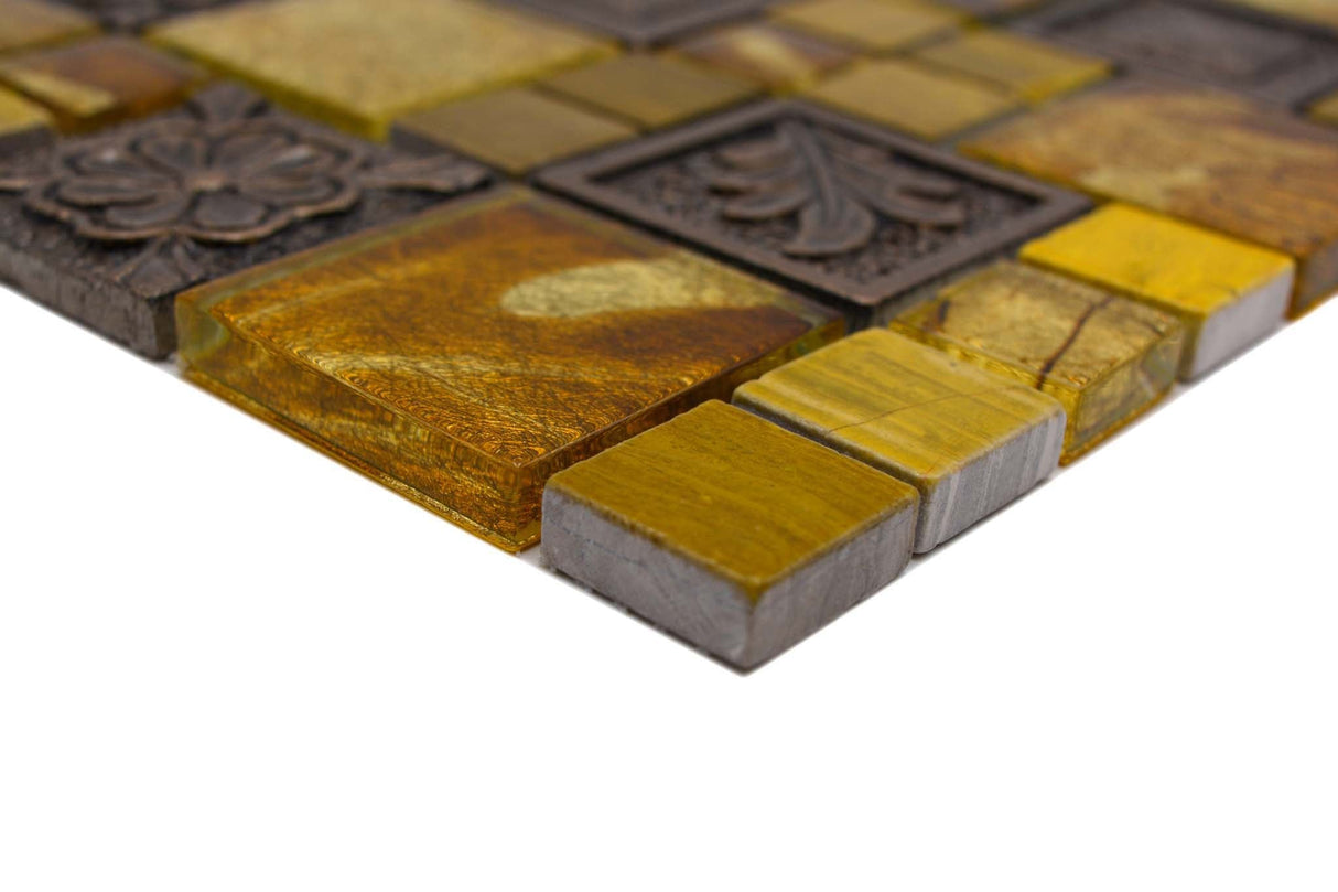 Mosaik Guld Orsa - 024 | 0,09 m²/ark