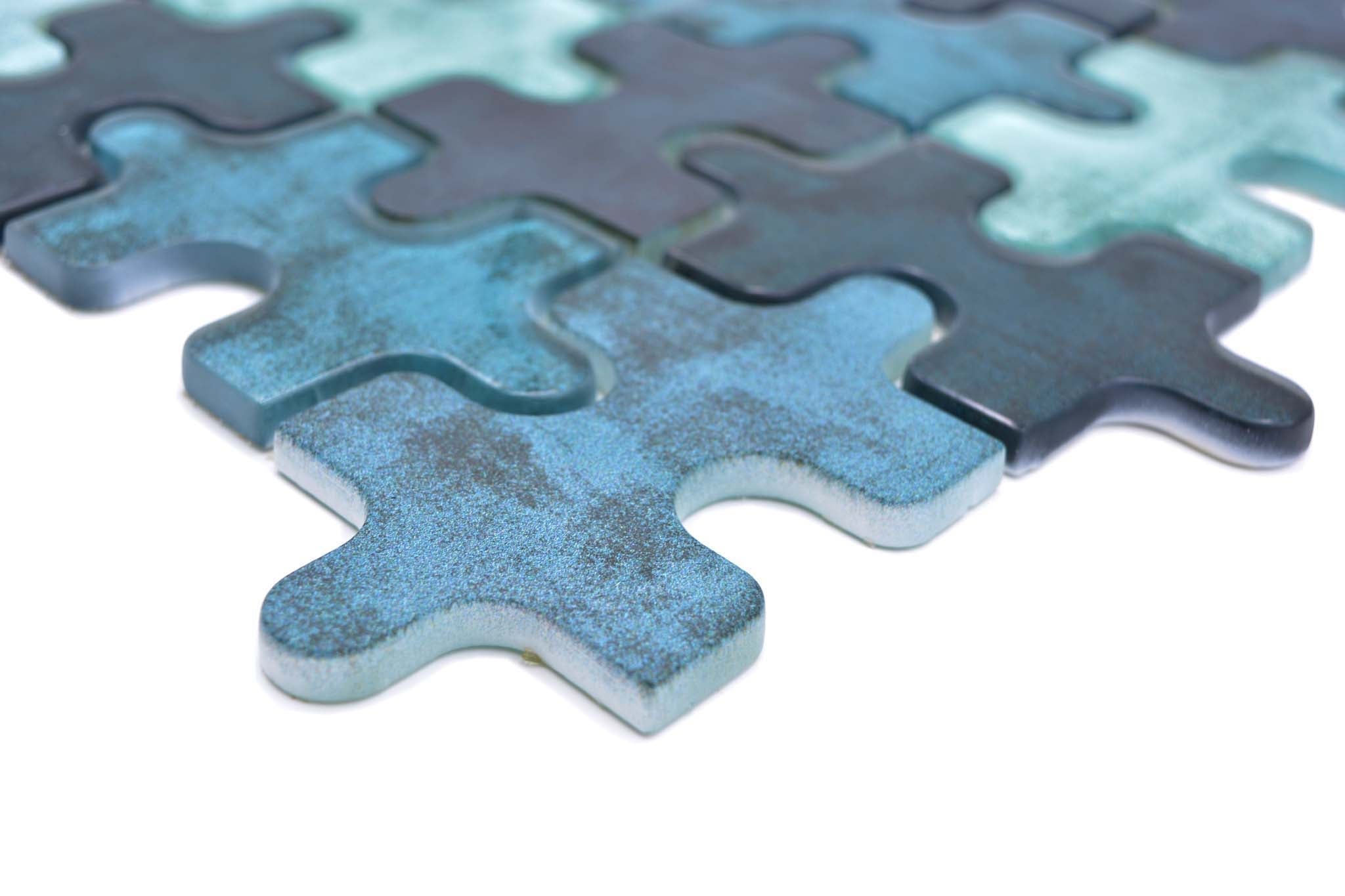 Mosaik Flerfärgad Helsingborg - 009 | 0,089 m²/ark