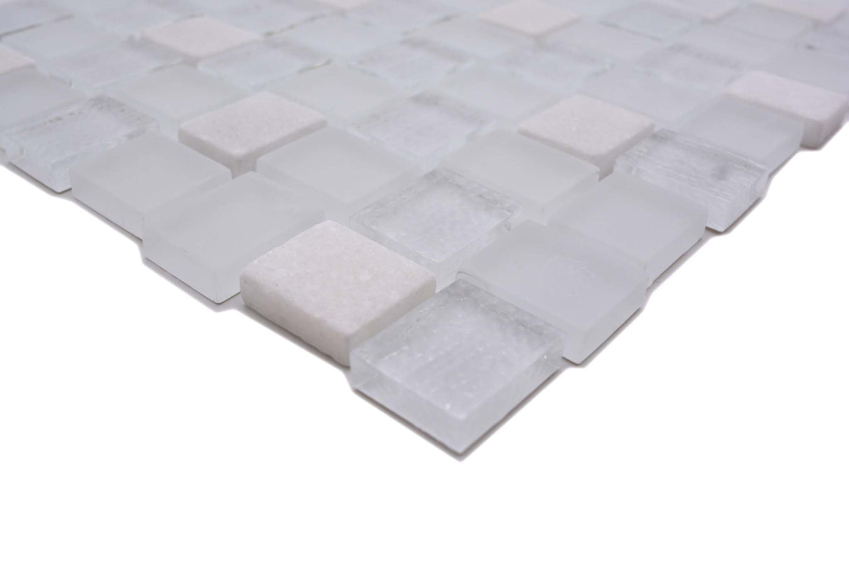 Mosaik Vit Norrköping - 009 | 0,075 m²/ark