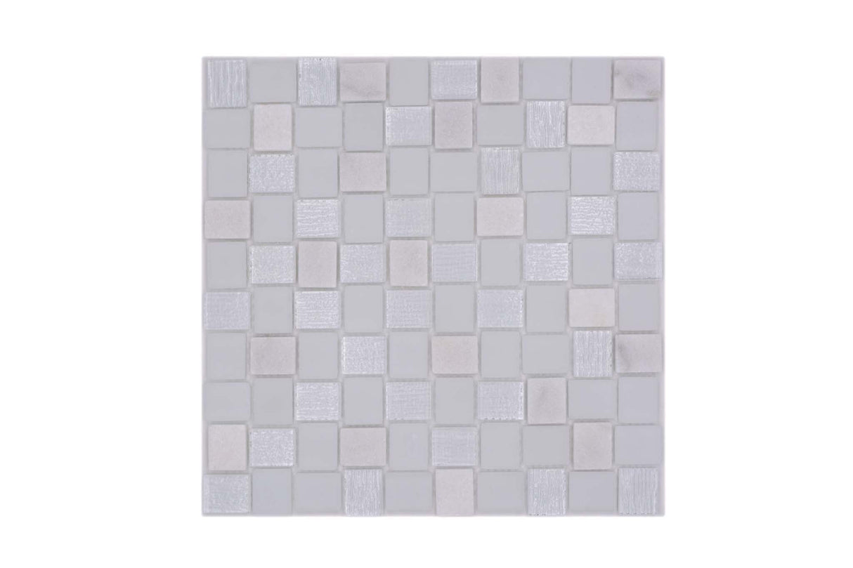 Mosaik Vit Norrköping - 009 | 0,075 m²/ark