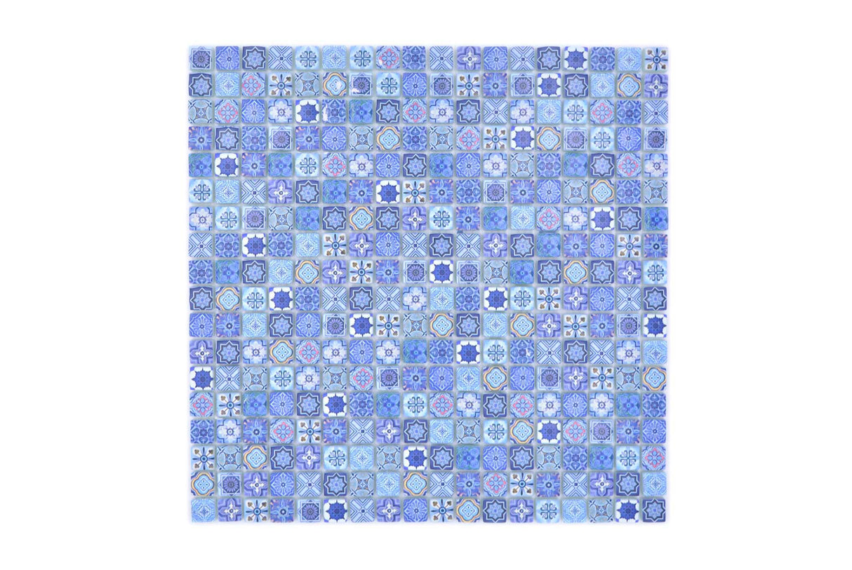 Mosaik Blå Helsingborg - 010 | 0,09 m²/ark