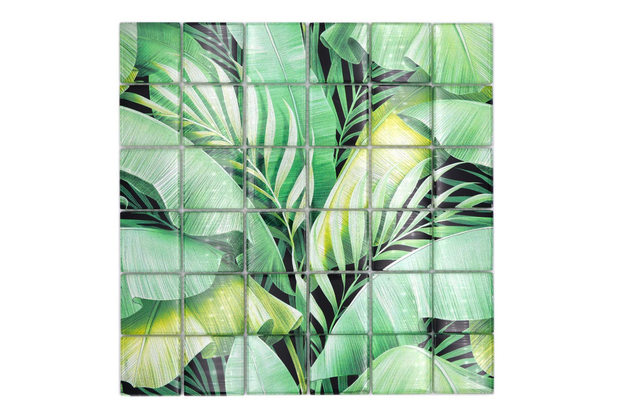 Mosaik Grön Leksand - 005 | 0,089 m²/ark