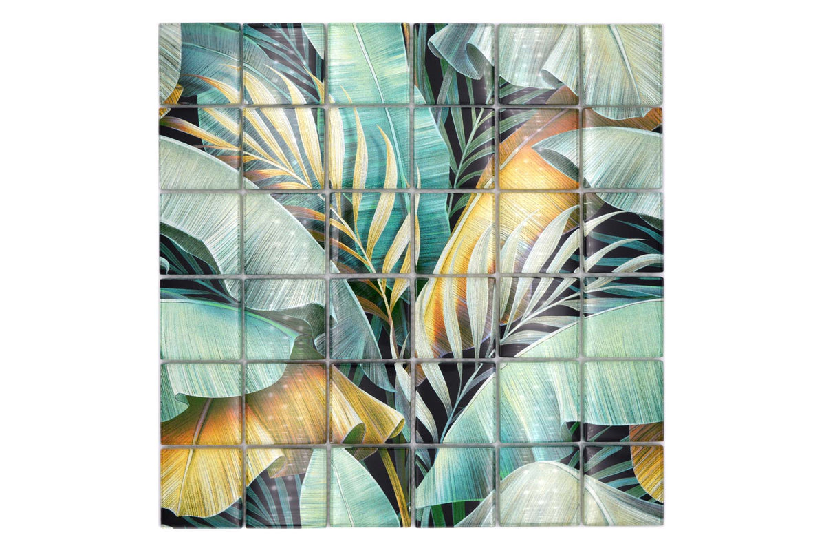 Mosaik Grön Leksand - 008 | 0,089 m²/ark