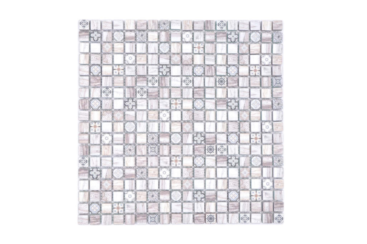 Mosaik Brun Helsingborg - 015 | 0,09 m²/ark