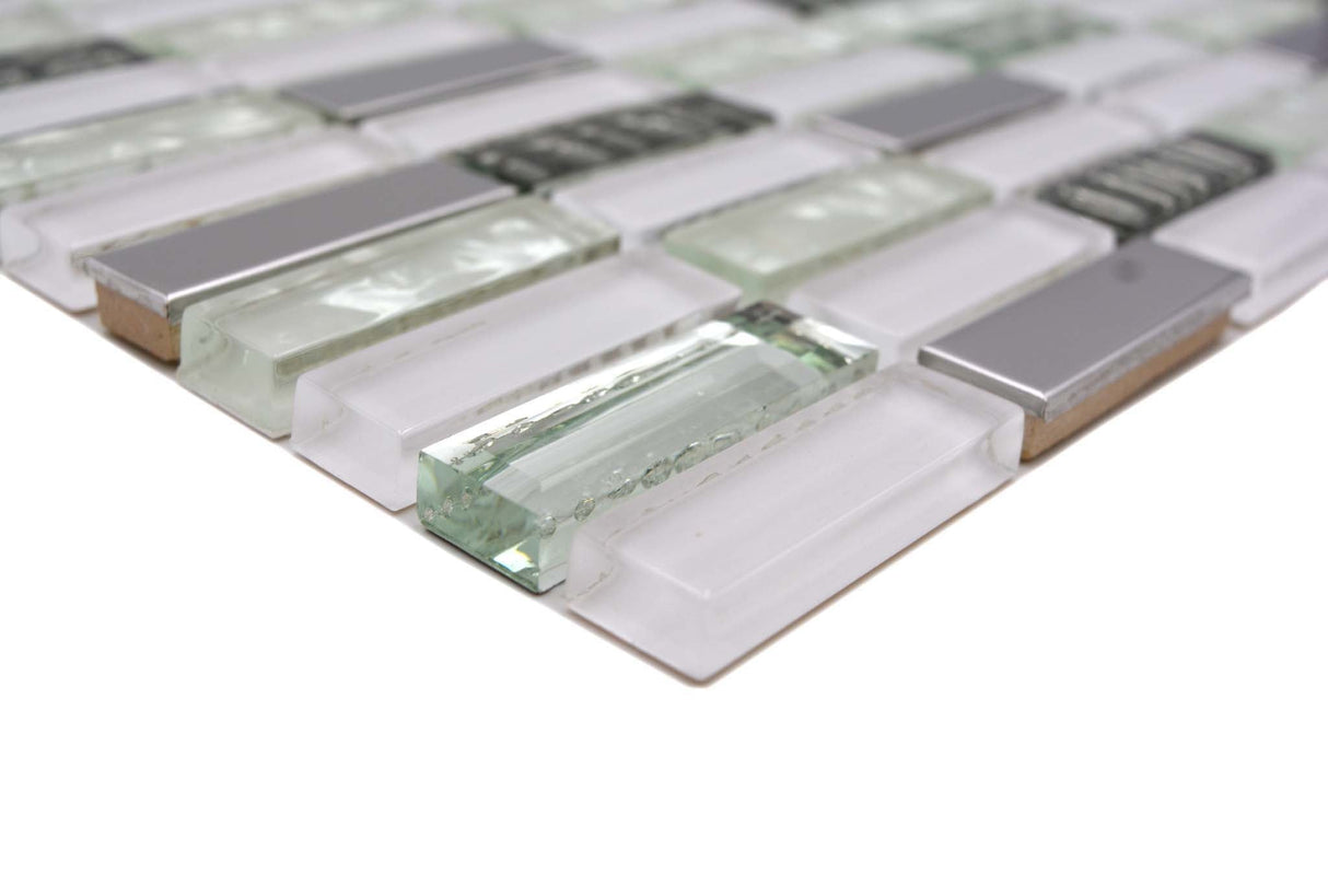 Mosaik Vit Östersund - 019 | 0,091 m²/ark