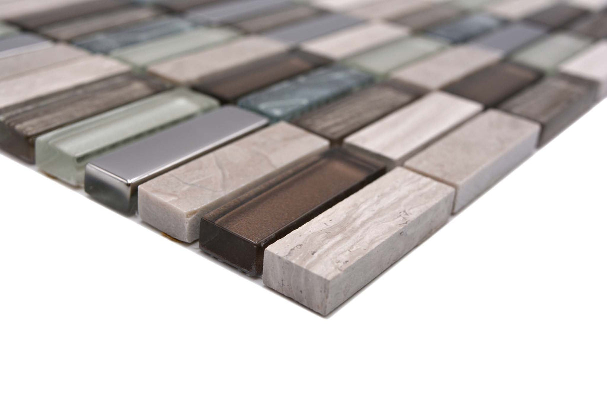 Mosaik Brun Ödeshög - 013 | 0,091 m²/ark