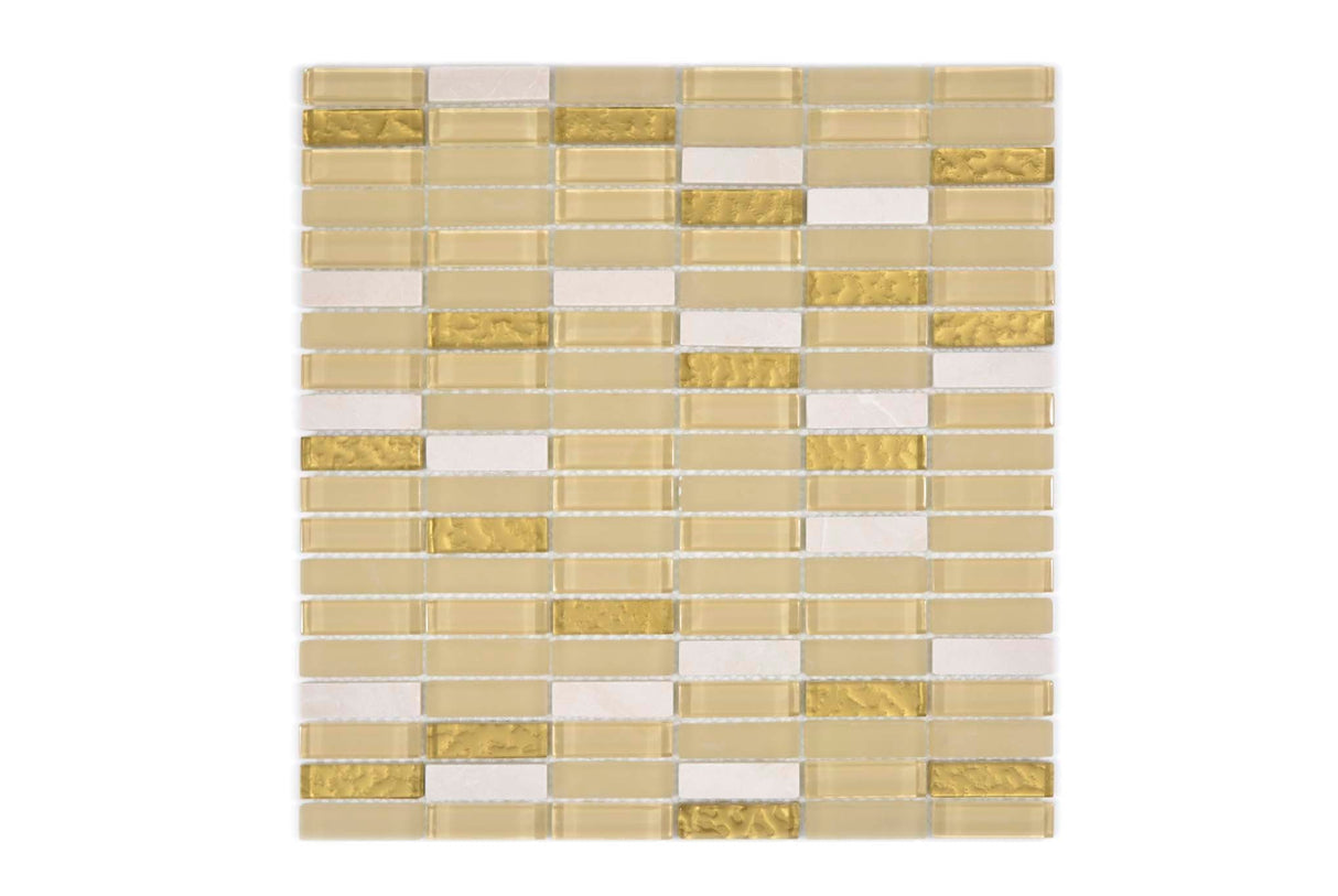 Mosaik Vit Bjärred - 021 | 0,1 m²/ark