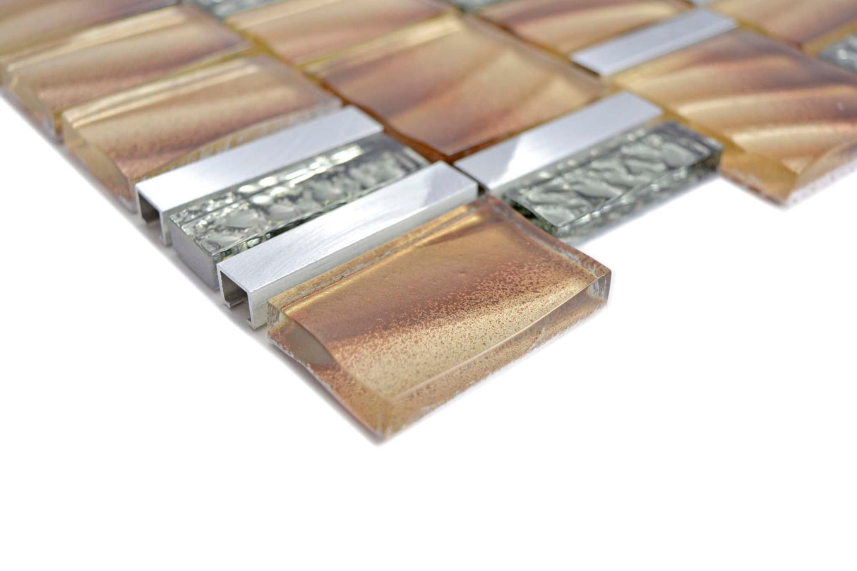 Mosaik Brun Sandnes - 002 | 0,087 m²/ark