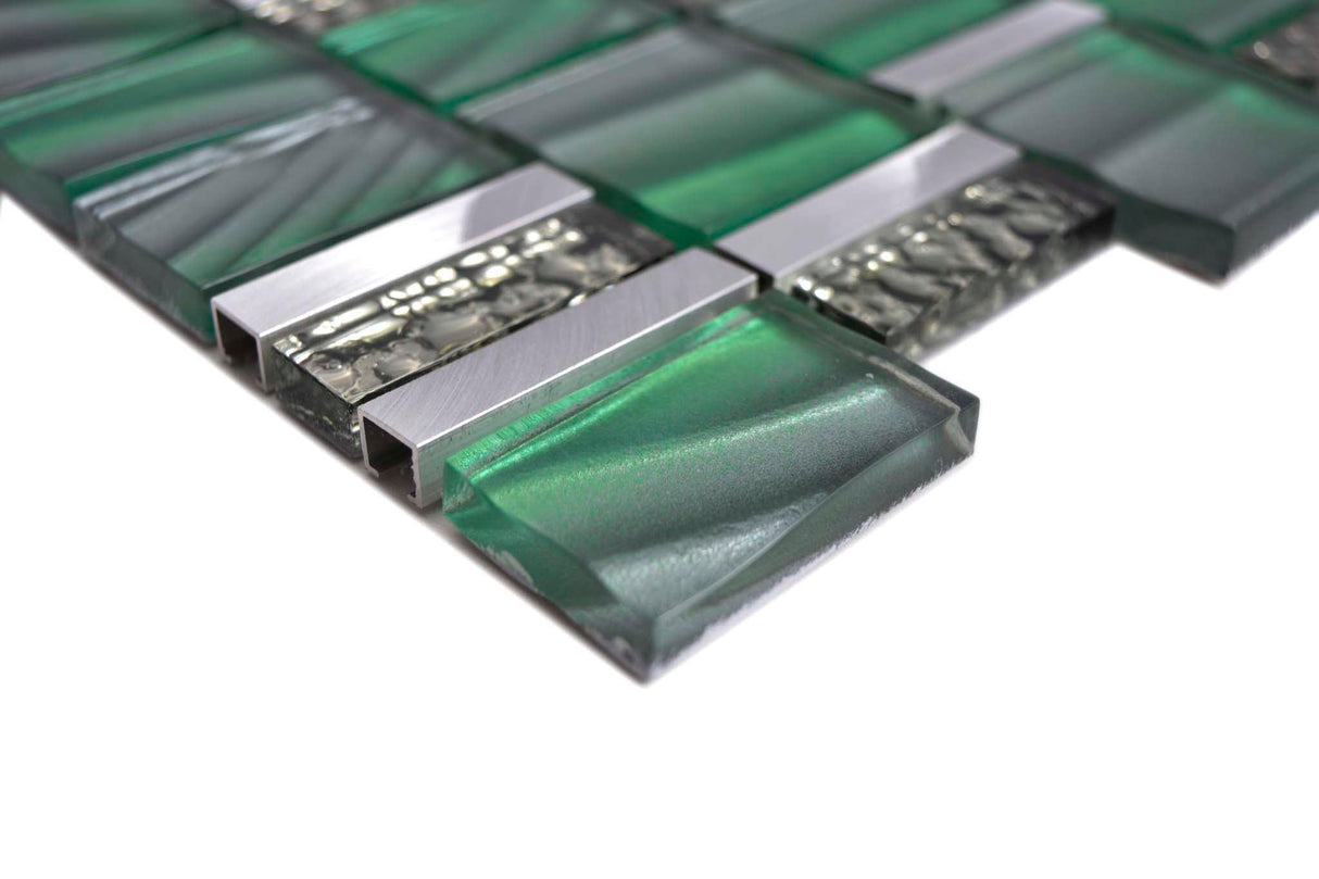 Mosaik Grön Sandnes - 004 | 0,087 m²/ark