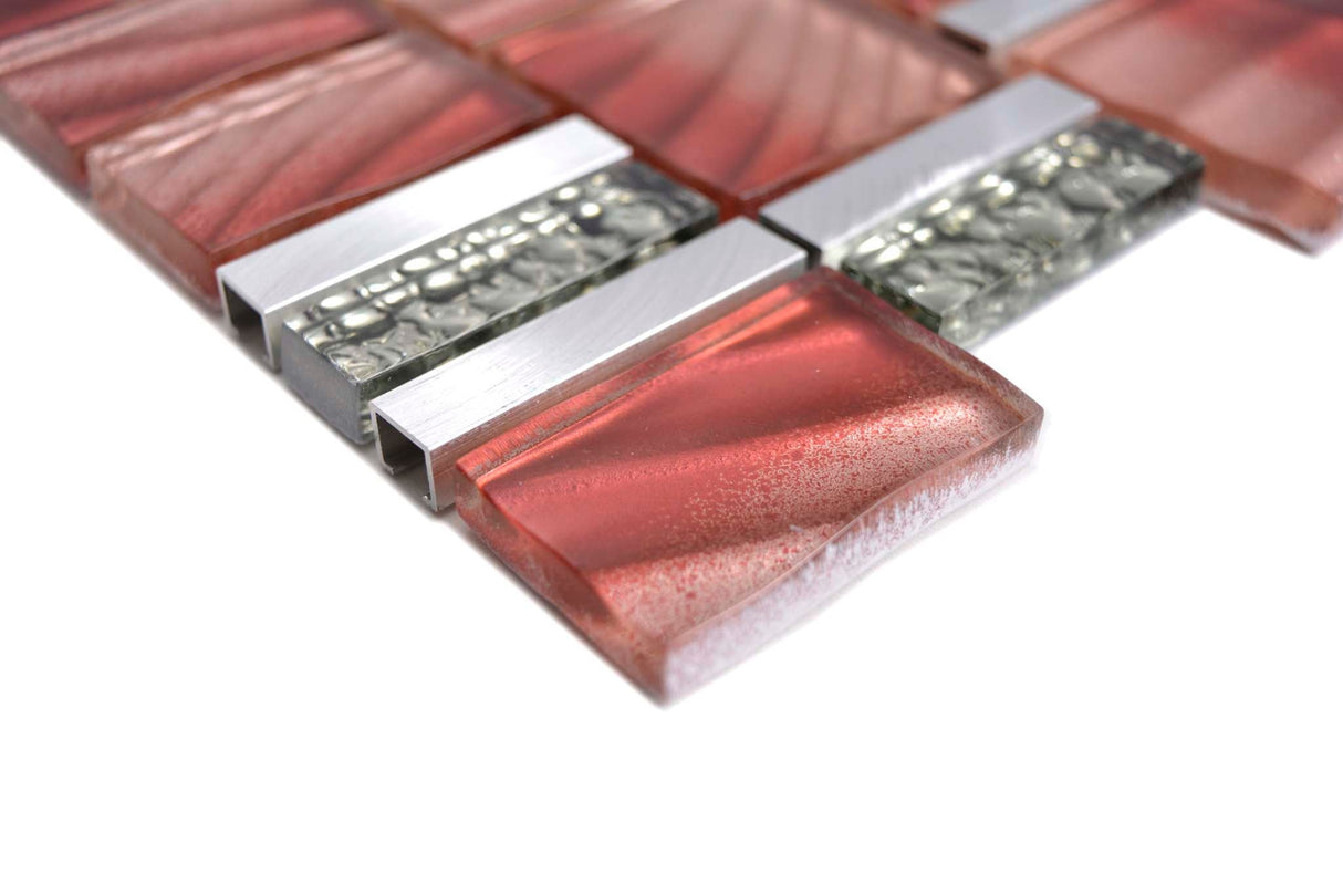 Mosaik Röd Sandnes - 005 | 0,087 m²/ark