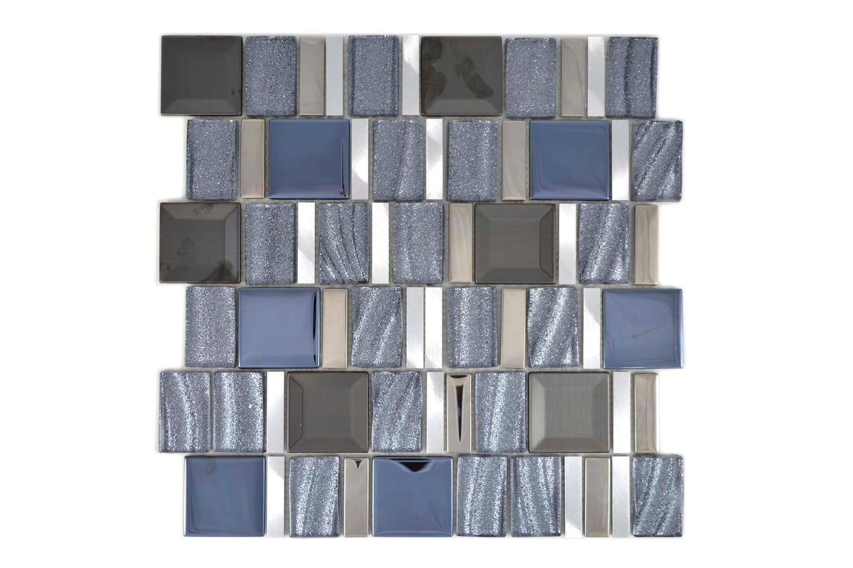 Mosaik Silver Sandnes - 006 | 0,087 m²/ark