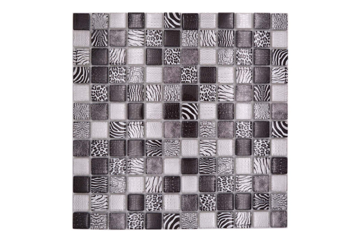 Mosaik Svart Aarhus - 003 | 0,089 m²/ark