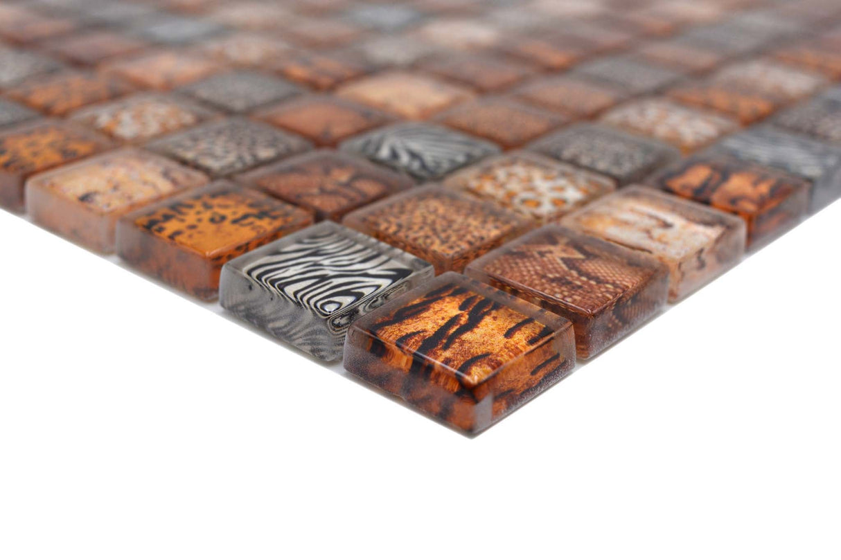 Mosaik Brun Aarhus - 009 | 0,089 m²/ark