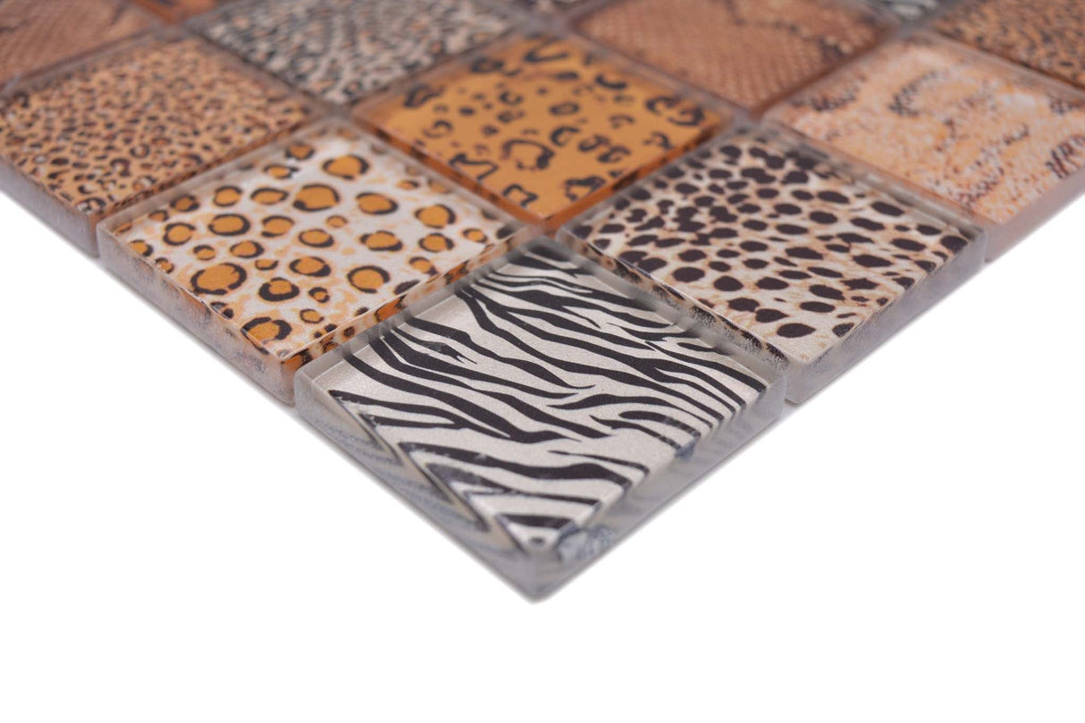 Mosaik Brun Aarhus - 010 | 0,089 m²/ark