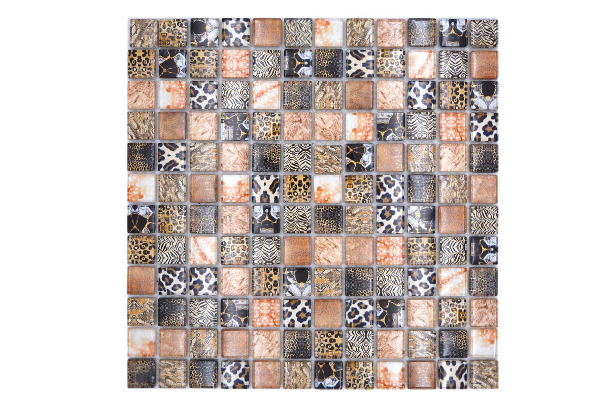 Mosaik Brun Aarhus - 011 | 0,089 m²/ark