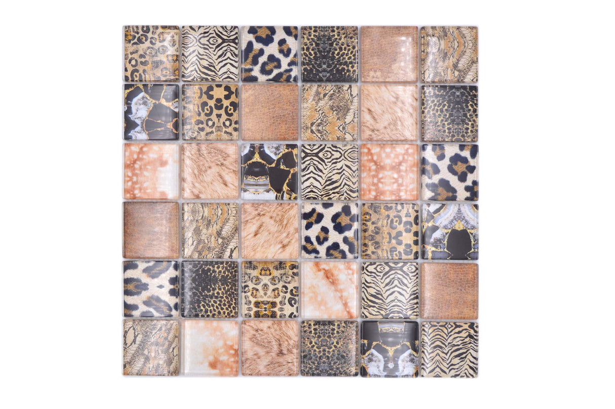 Mosaik Brun Aarhus - 012 | 0,089 m²/ark