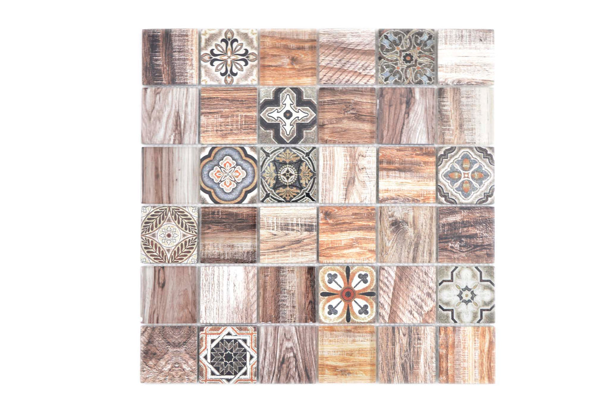 Mosaik Brun Öckerö - 014 | 0,09 m²/ark