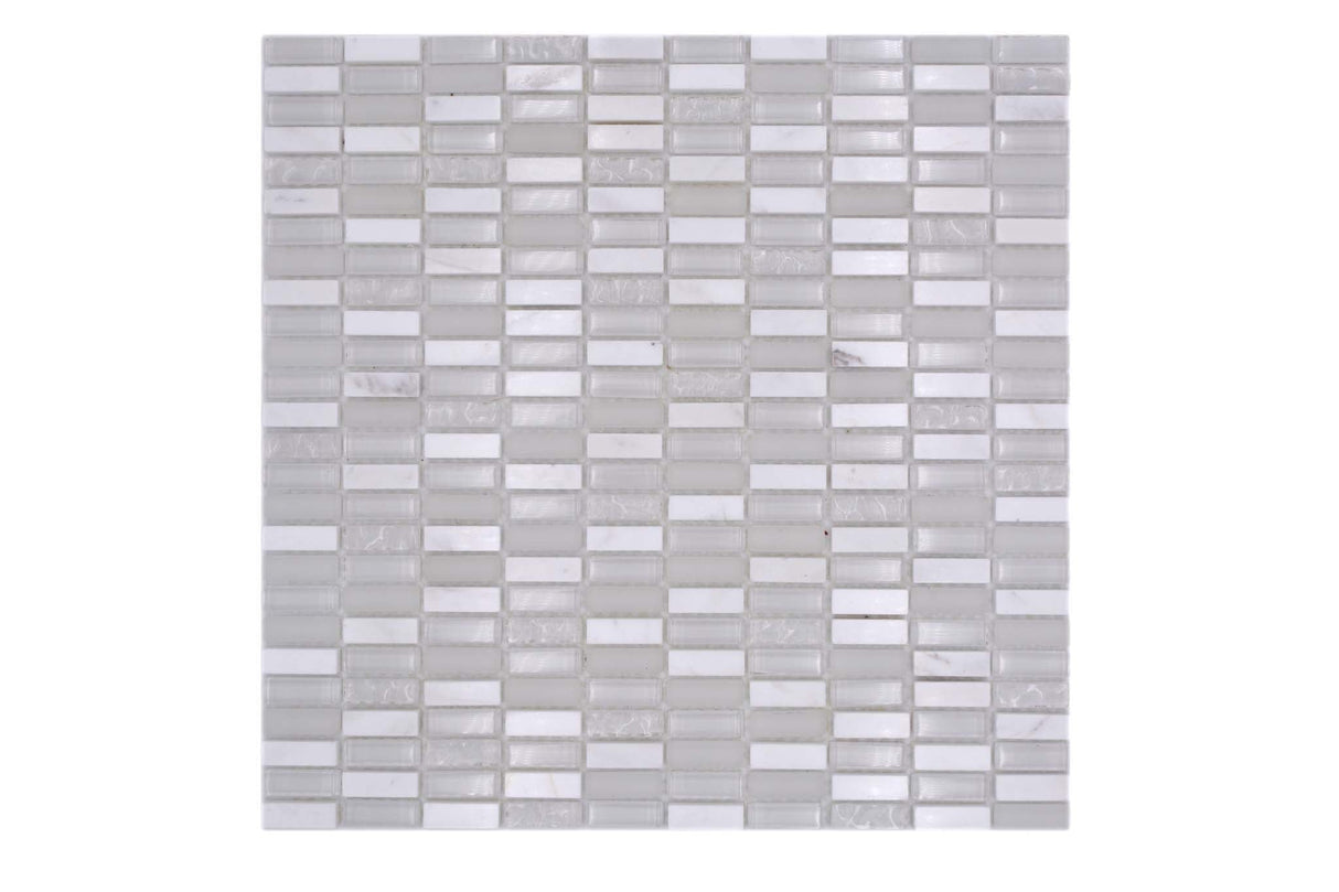 Mosaik Vit Bjärred - 024 | 0,1 m²/ark