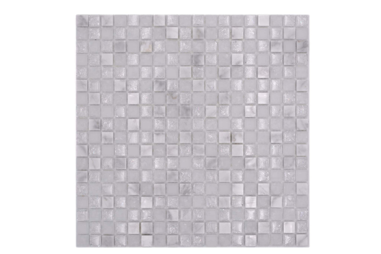 Mosaik Vit Vaggeryd - 001 | 0,093 m²/ark